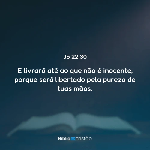 Jó 22:30