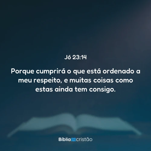 Jó 23:14