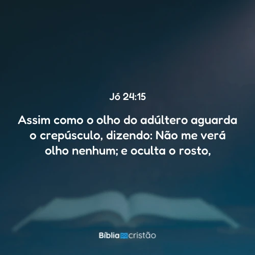 Jó 24:15