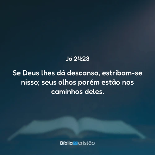 Jó 24:23