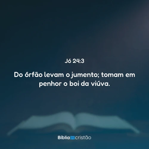 Jó 24:3