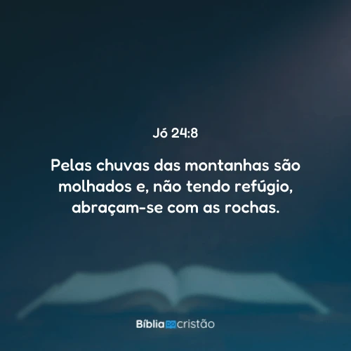 Jó 24:8