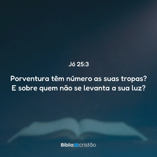 Jó 25:3