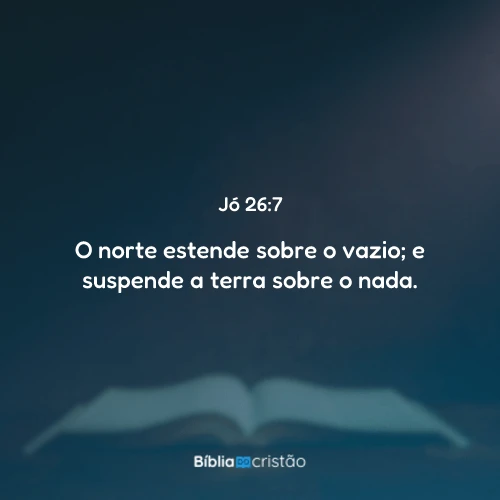 Jó 26:7