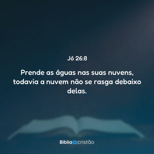 Jó 26:8