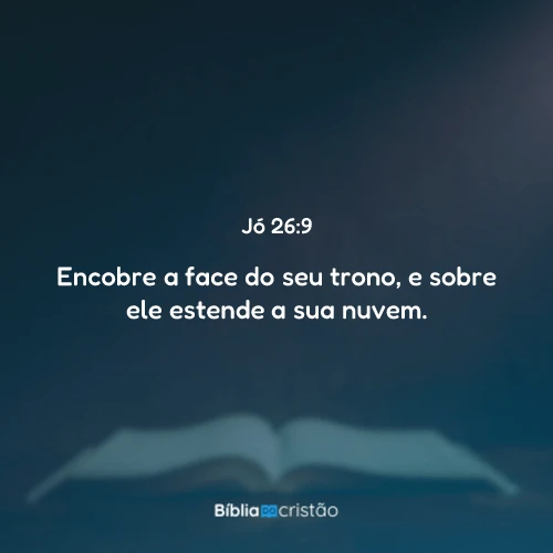 Jó 26:9