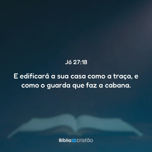 Jó 27:18
