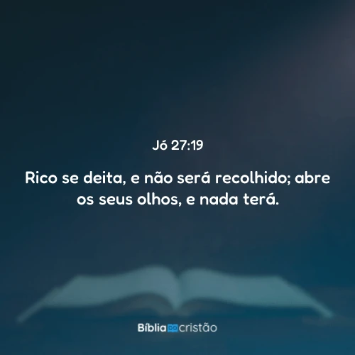 Jó 27:19
