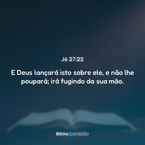 Jó 27:22