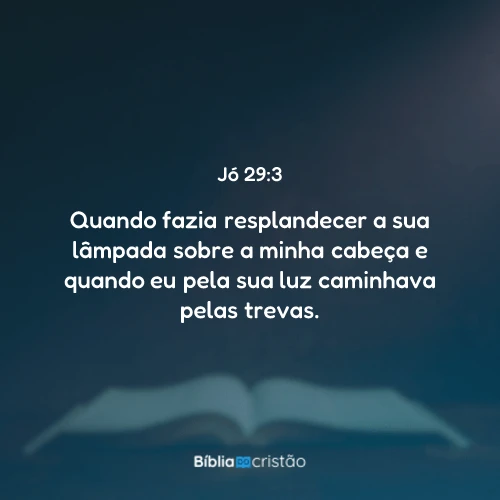 Jó 29:3