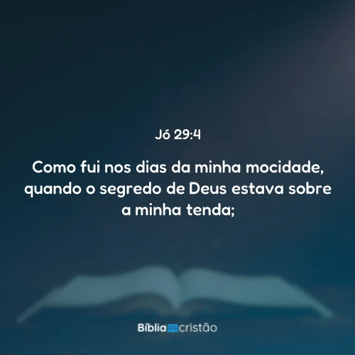 Jó 29:4