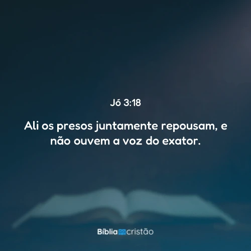 Jó 3:18
