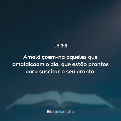 Jó 3:8