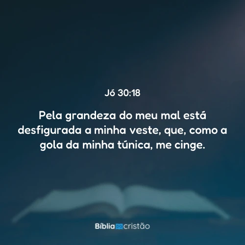 Jó 30:18