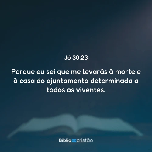 Jó 30:23