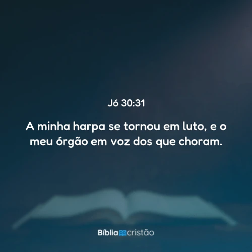 Jó 30:31