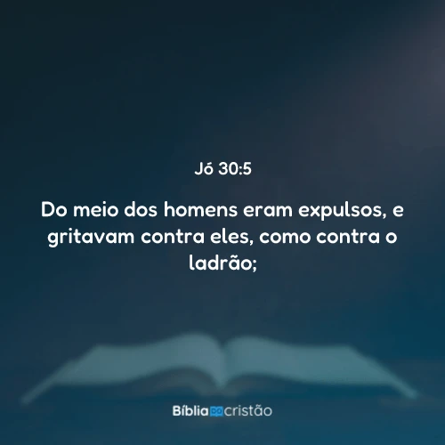 Jó 30:5