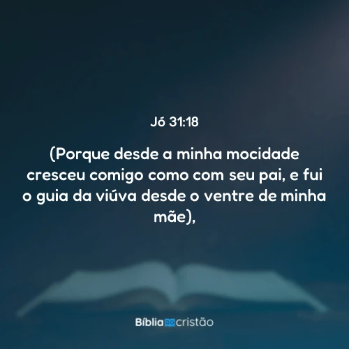 Jó 31:18