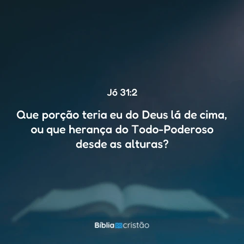 Jó 31:2