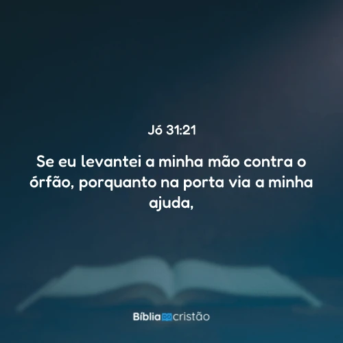 Jó 31:21