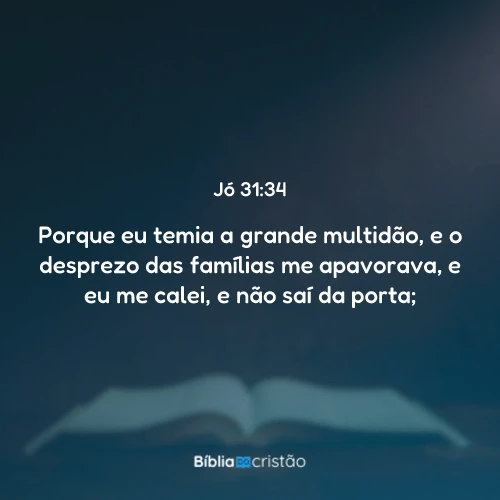 Jó 31:34
