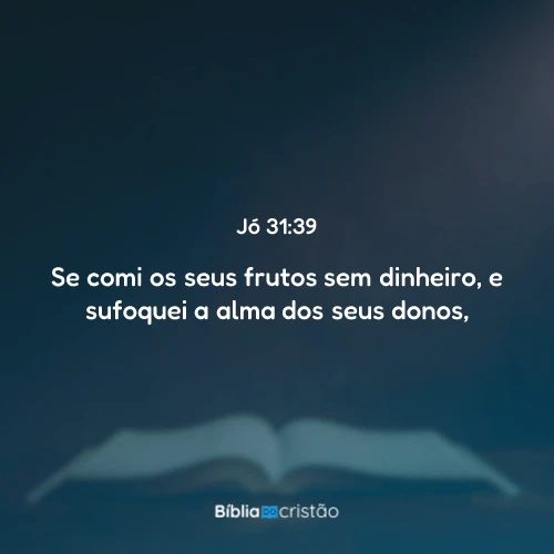 Jó 31:39