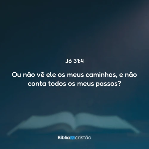 Jó 31:4