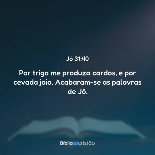 Jó 31:40