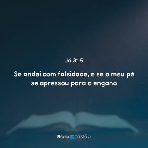 Jó 31:5