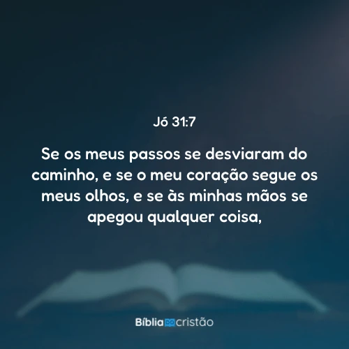 Jó 31:7