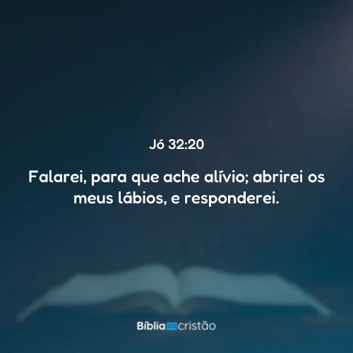 Jó 32:20