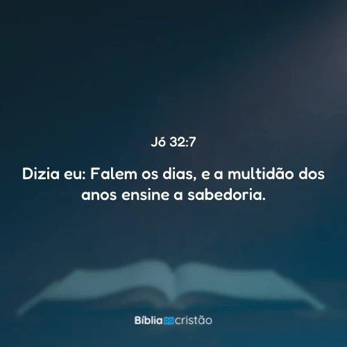 Jó 32:7