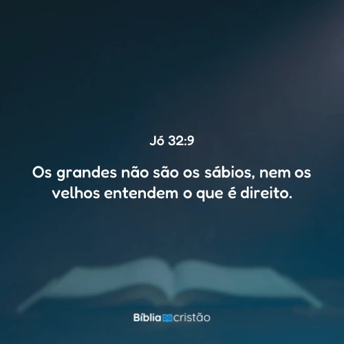 Jó 32:9