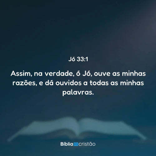 Jó 33:1