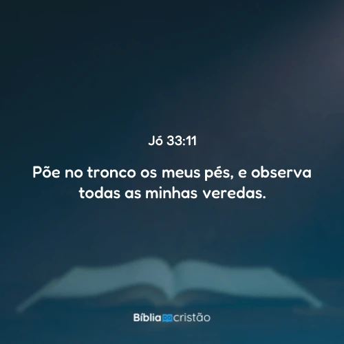 Jó 33:11