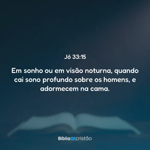 Jó 33:15