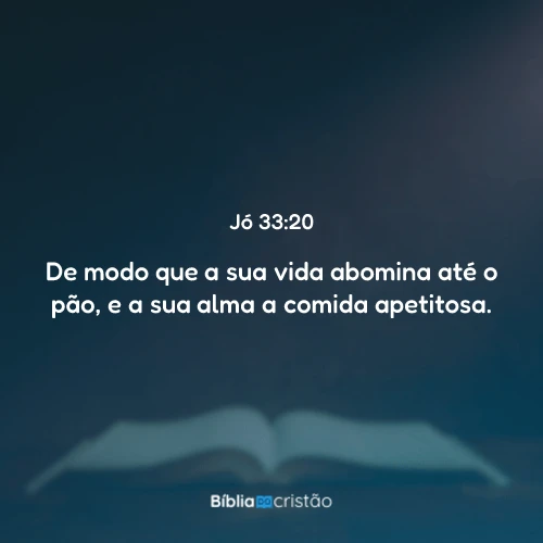 Jó 33:20