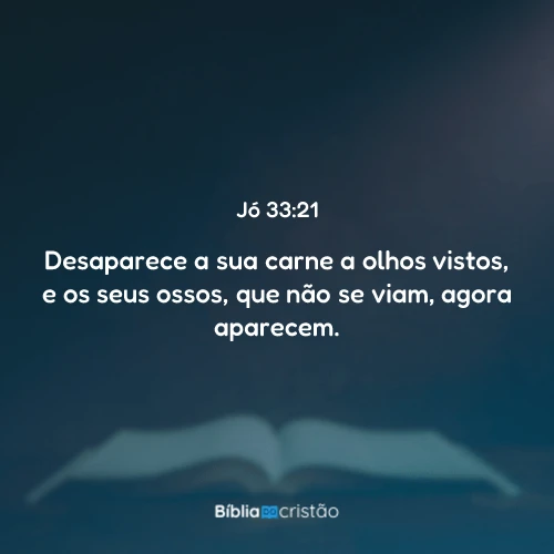 Jó 33:21