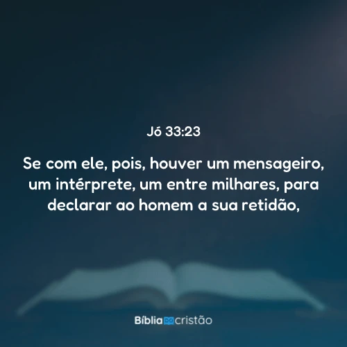 Jó 33:23