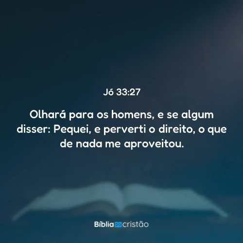 Jó 33:27