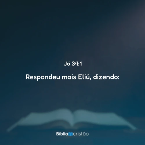 Jó 34:1