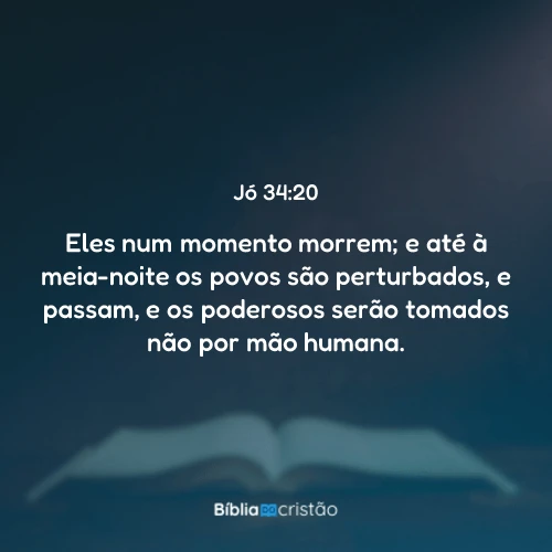 Jó 34:20