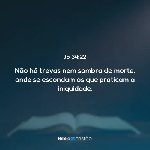 Jó 34:22