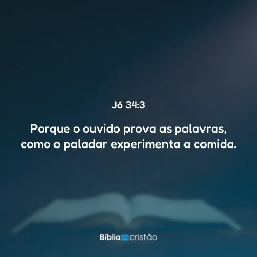 Jó 34:3