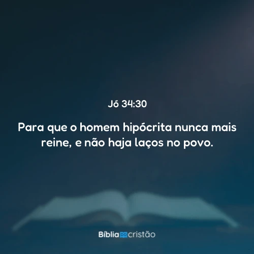 Jó 34:30
