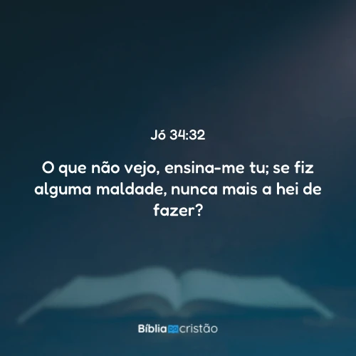 Jó 34:32