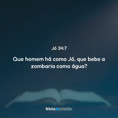 Jó 34:7