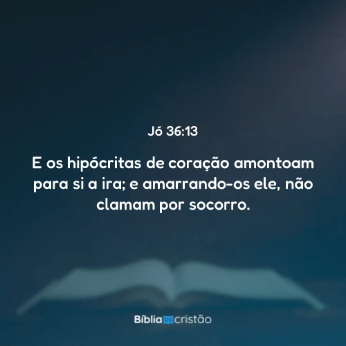 Jó 36:13