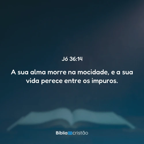 Jó 36:14