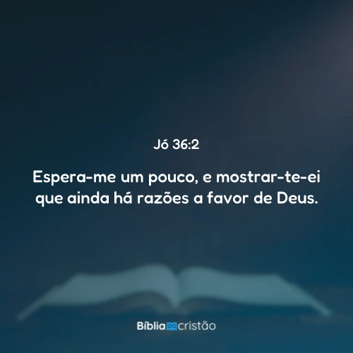 Jó 36:2